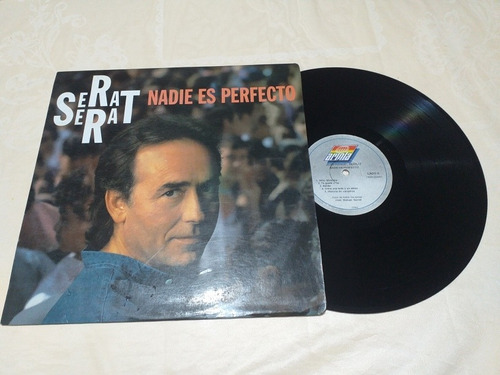 Joan Manuel Serrat Nadie Es Perfecto Lp Ariola 1994 Excelent