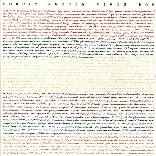 Charly Garcia Piano Bar Vinilo Lp Nuevo Reedicion 2020