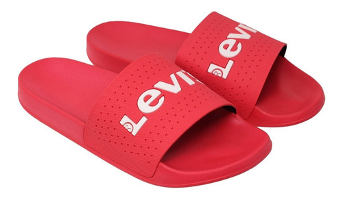 Sandalia De Playa Para Hombre Roja Levis 2123334