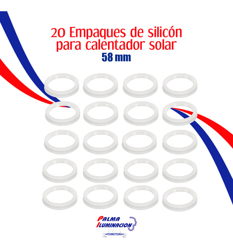Kit Empaques Para Calentador Solar Baja Presión - 20 Tubos