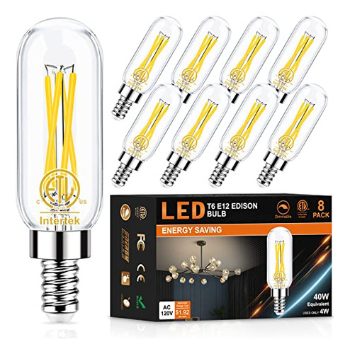 E12 Candelabra Led Light Bulbs, 40w Equivalent, 4000k N...