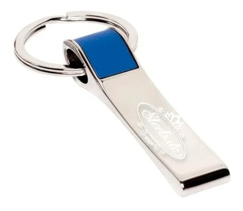 Imagen 1 de 4 de Llavero Metalico Personalizado Nombre Logo Laser Regalo T350