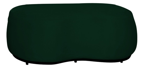 Puff Decorativo Beatriz Orgânico Suede Verde