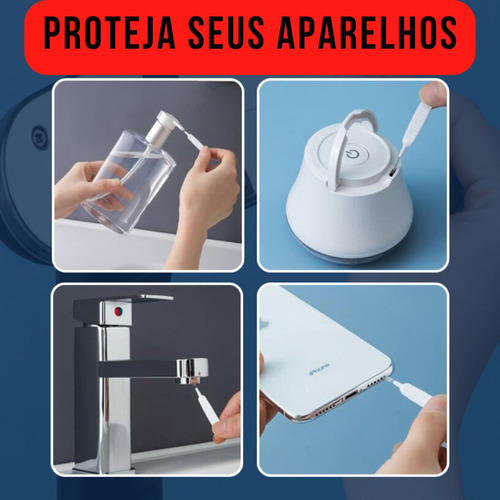 Acessório Para Desentupir Furos Jato Chuveiro Limpo 10un