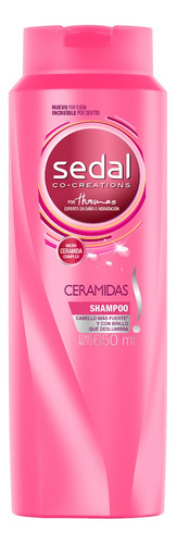 Shampoo Sedal Ceramidas en tubo depresible de 650mL por 1 unidad