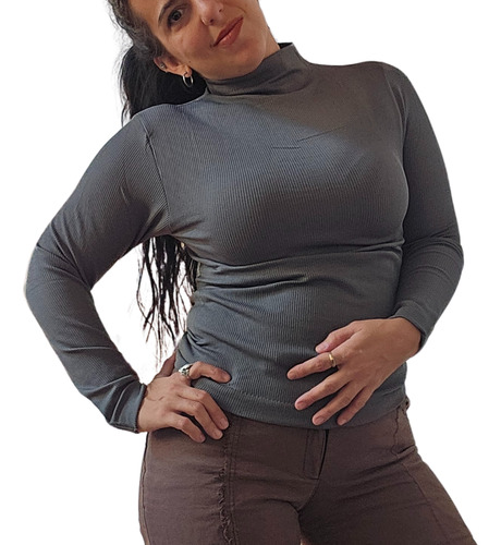 Polera De Mujer Ropa Térmica De Morley Frisada Frisada Dama