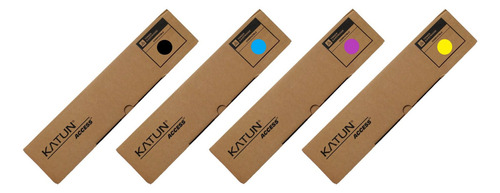 4 Toners Compatible Im C300 C400 17/6k Negro Magenta Cyan Yellow