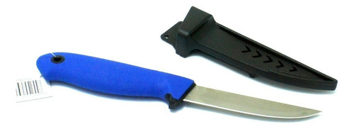 Cuchillo Pesca Nautico Mustad Hoja Rigida Color Azul