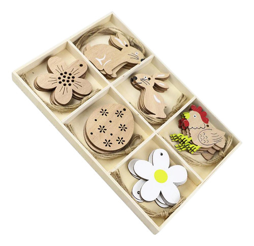 Colgantes De Pascua, Rebanadas De Madera Forma Múltiple