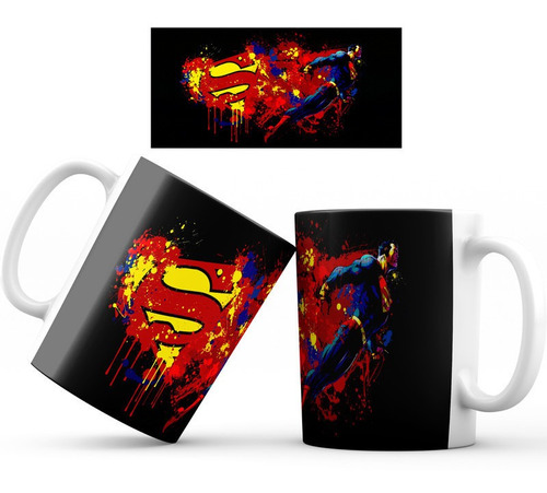 Mug Taza Superman Superheroe Dc Comic 001