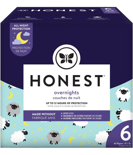 The Honest Co. Overnight Pañale - - Unidad a $38583