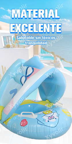 Flotador Para Bebé Con Toldo Salvavidas Albercas Infantiles
