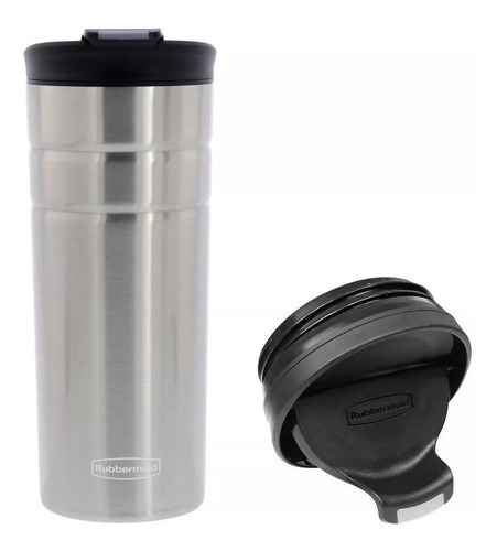 Vaso Termico Rubbermaid Flip Lid Acero Inoxidable 473ml