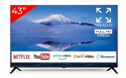 Imagen 2 de 3 de Televisor Smartv Aiwa 43 Pulgadas Android Tv