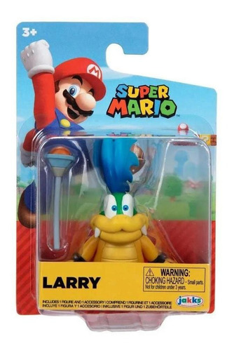 Boneco Super Mario - 2.5 Polegadas Colecionável - Larry