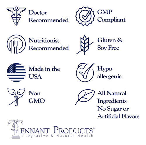 Dr. Tennant's Fórmula Enzimática Digestiva Para Erd, Acidez