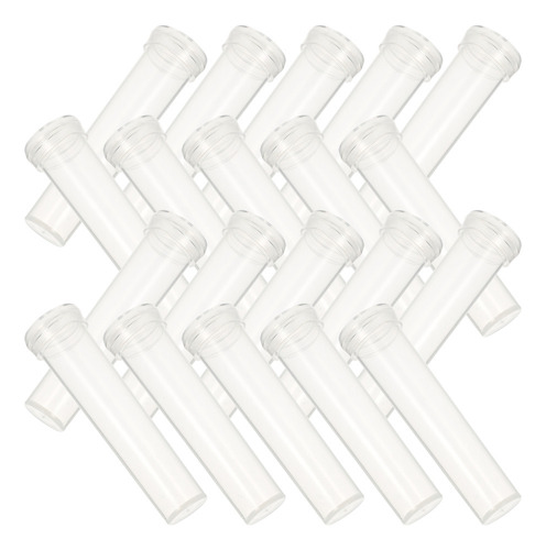 Tubos De Agua Con Forma De Flor De Plástico Transparente, 25