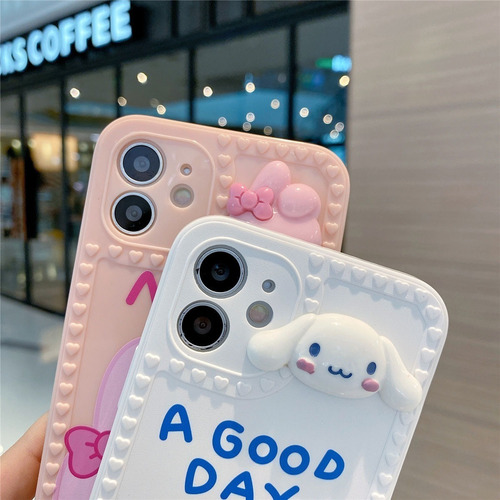 Funda Carcasa Para iPhone Sanrio Cinnamoroll My Melody Con C