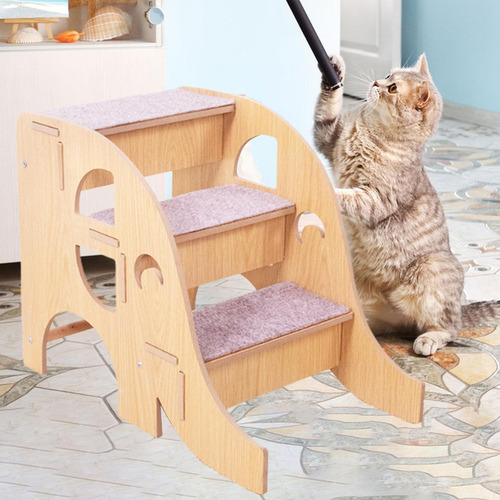 3 Degrau De Cão Escada De Gato Escada Leve Para Gatos Mais