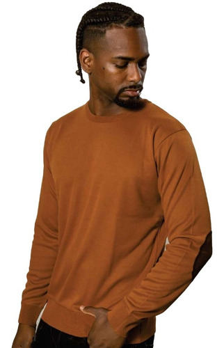 Imagen 1 de 6 de Sweater Hombre Pullover Abrigo Con Pitucones Escote O Y V