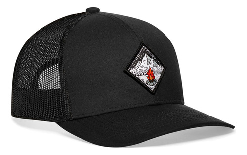 Haka Diamond Campfire Hat Gorra Camionero Acampar Hombres Y