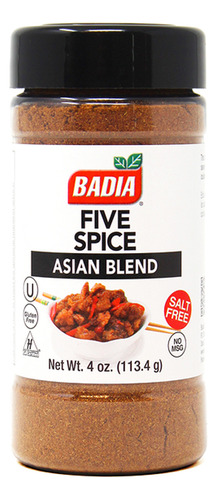 Five Spice Asian Blend Asiático Cinco Especias 113,4 G Badia