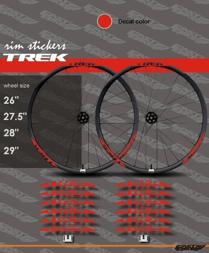 Calcomania Pegatina Stickers Bicicleta Rin Vinil Trek