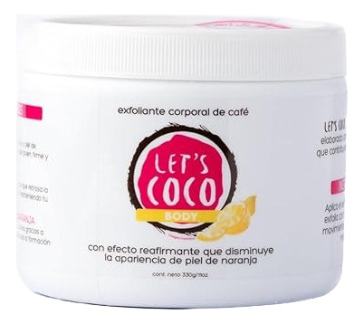 Let's Coco - Body - Exfoliante De Café Y Coco (reafirmante)