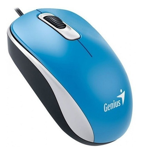 Mouse Genius Dx-110, Usb Optico 1000 Dpi, Blue Color Azul