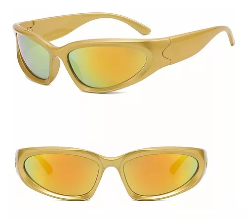 3 Piezas Gafas de Sol Envolventes de Moda, Gafas de Sol Sin Montura, Gafas  de Sol