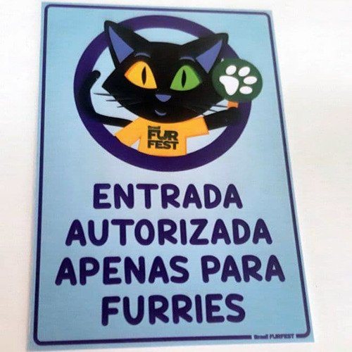 Placa Decorativa Brasil Furfest Bombom