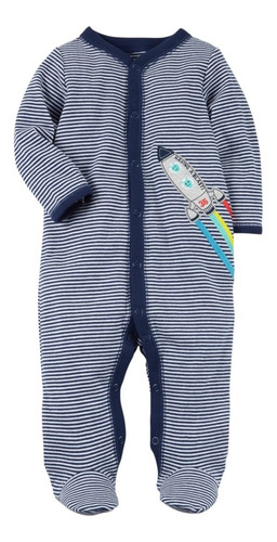 Pijama Enterito Algodon Carters Talle 3m Ipe932p