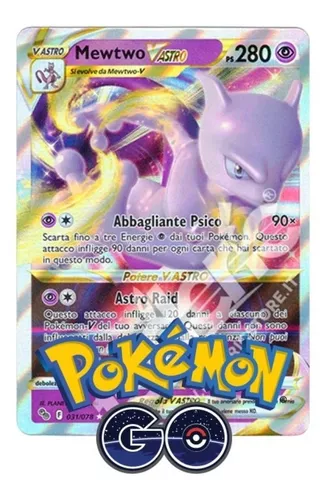 Carta Pokémon - Mewtwo-V 72/78 - Pokémon Go - Copag Escala Miniaturas by  Mão na Roda 4x4