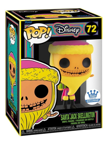 Funko Pop! Mundo De Jack - Santa Jack #72 Black Light