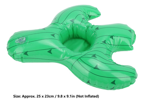 Posavasos Flotantes Con Soporte Inflable Para Piscina, 10 Un