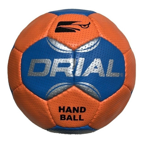 Pelota Handball Drial Pu Nº 1 2 3 Handbol Grip Cke Color Naranja / Celeste