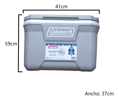 Cava Coleman 316 Series 80 Latas 52qt 49 Lts