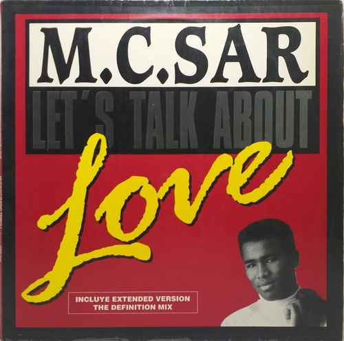 Vinilo Lp - M.c. Sar - Let's Talk About Love 1992 Argentina