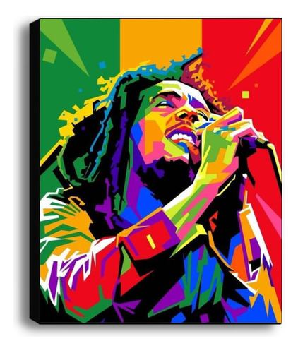 Cuadro Decorativo Moderno De Bob Marley -40x50cm-