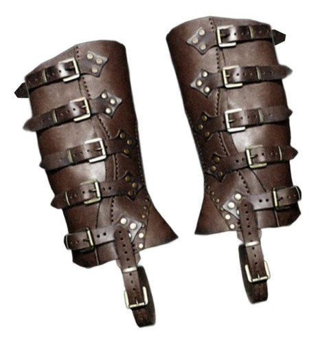 - Botas Steampunk Cubre Tapas Elegantes Polainas Café