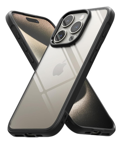 Case Ringke Fusion Bold Para iPhone 15 Pro Max 6.7 Black
