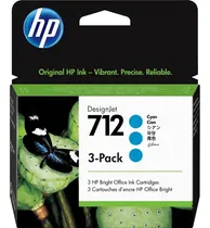 Comprar Cartucho 3 Pack Cartucho Tinta Hp 712 Plotter Designjet 29ml