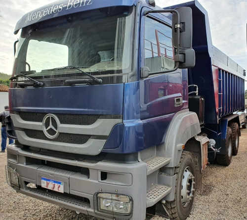 Imagem 4 de 15 de Mercedes-benz Axor 3344 6x4 Ano 2012 Caçamba Traçado 6x4