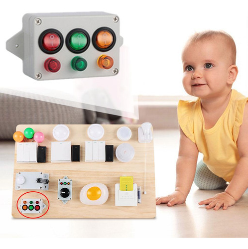 Accesorio De Tablero Ocupado, Aprendizaje Ligero Montessori