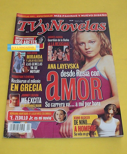 Ana Layevska Revista Tv Y Novelas Thalia Fernando Colunga 