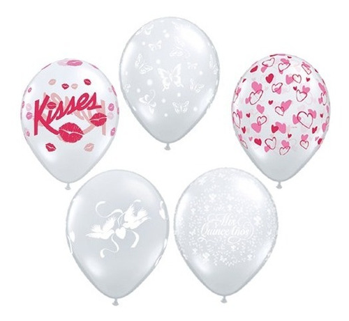 Globos 50 Pzs Para Englobar Flores Dulces Y Peluches Mini