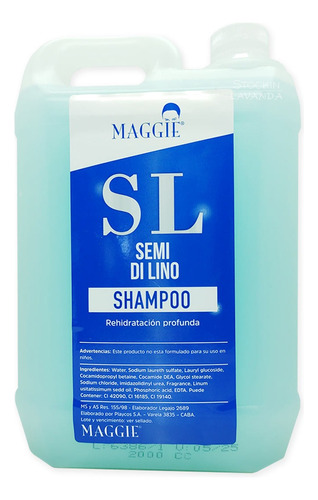 Shampoo Semi De Lino  X 2lts - Maggie