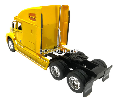 Freightliner Columbia Tractor Nuevo Sin Caja - Am Welly 1/32 Amarillo