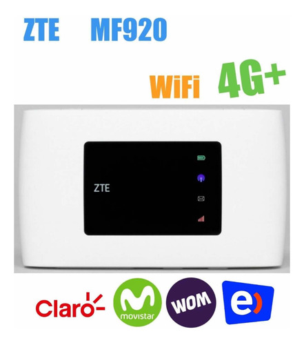 Router Zte Portátil 4g+ Internet Wifi Liberado Toda Compañía