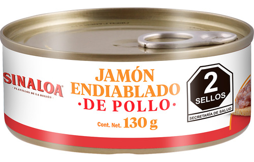 Jamon De Pollo Endiablado Sinaloa 130 Grs